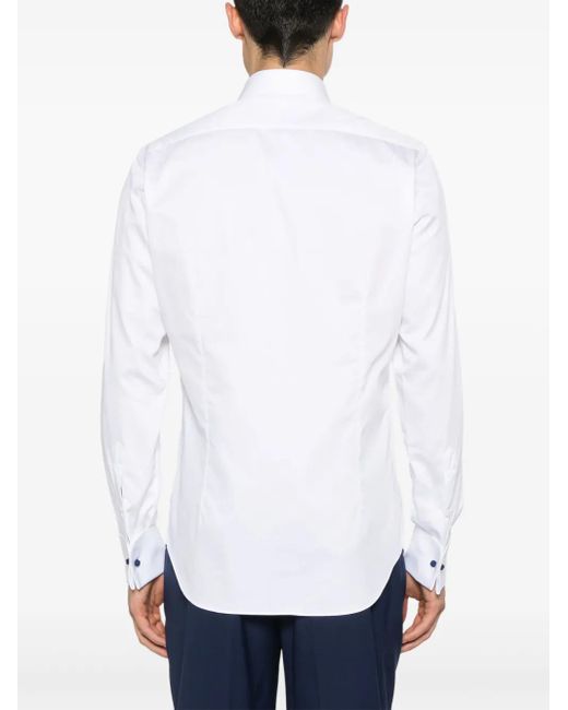 メンズ Alessandro Gherardi コットン シャツ White