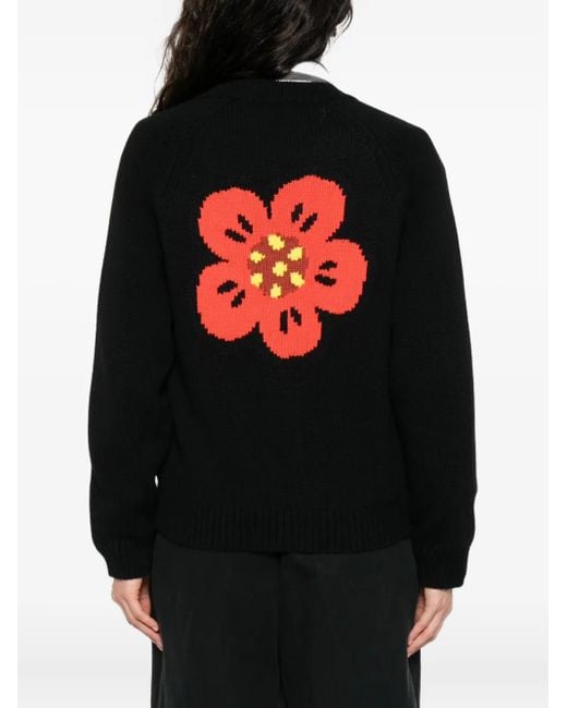 KENZO Boke Flower カーディガン Black