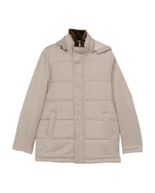 Doriani Natural Padded Hooded Jacket for men