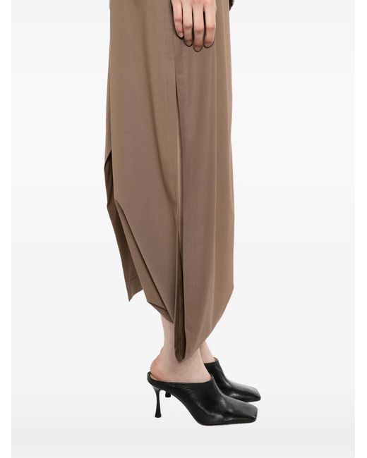 Litkovskaya Natural Asymmetric-Hem Skirt