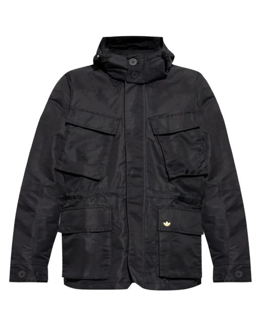 Adidas Black Hooded Jacket for men