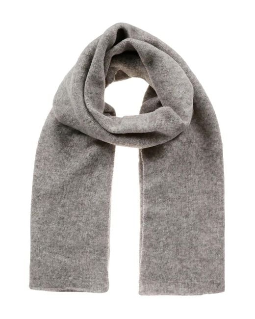 Roberto Collina Gray Cashmere Scarf for men