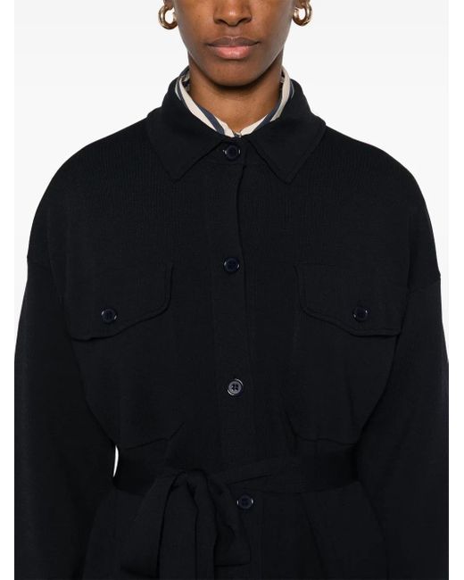 P.A.R.O.S.H. Black Knitted Shirt