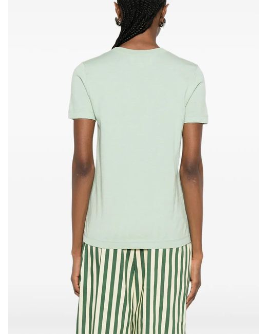 Bompard Green Round-Neck T-Shirt