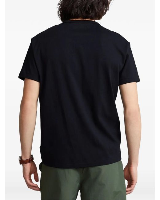Polo Ralph Lauren Black Polo Pony Crew-Neck T-Shirt for men