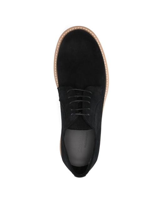 Corneliani Black Laced Shoes for men