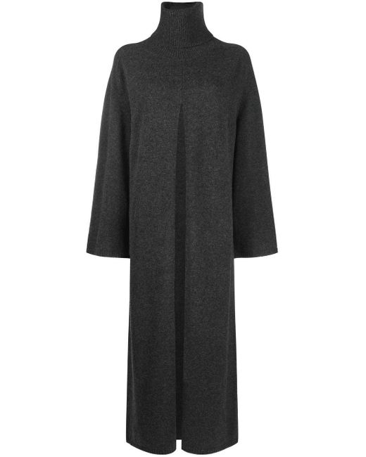 Joseph Black Grey Viviane Wool Dress - Women's - Merino