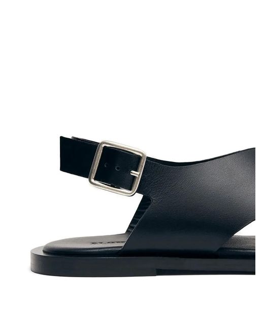 Alohas Blue Crossover Strap Sandals