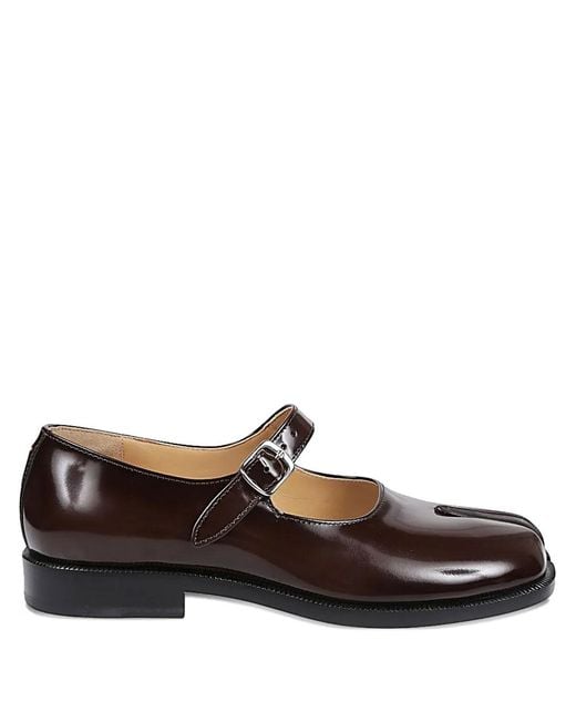 Maison Margiela Brown Mocassins Tabi Mary Jane