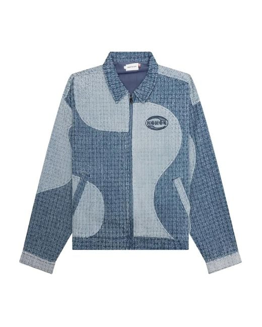 Honor The Gift Blue Channel Denim Jacket for men
