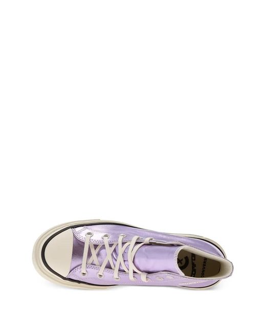 Converse Purple Chuck Taylor Logo-Patch Sneakers