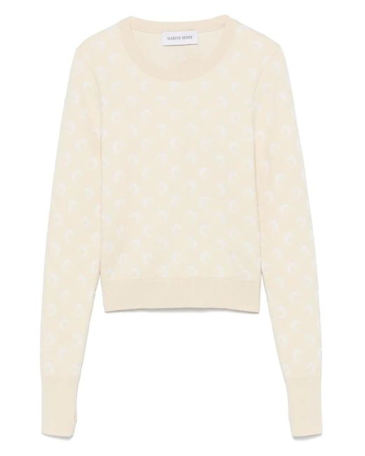 MARINE SERRE Natural Sweaters