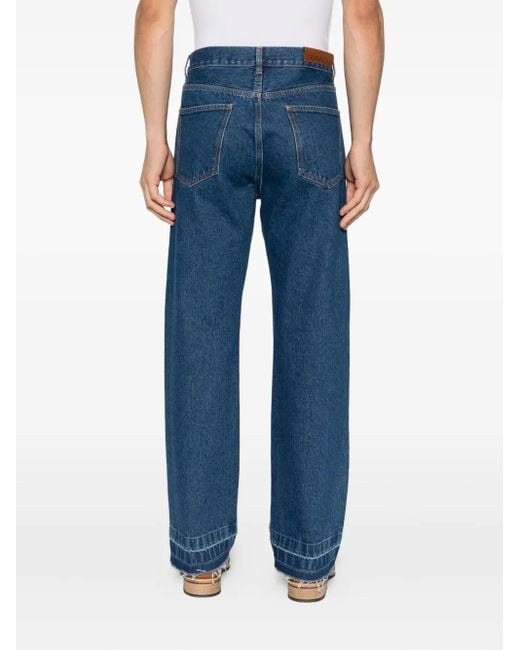 DARKPARK Blue Chain-Embellished Jeans for men