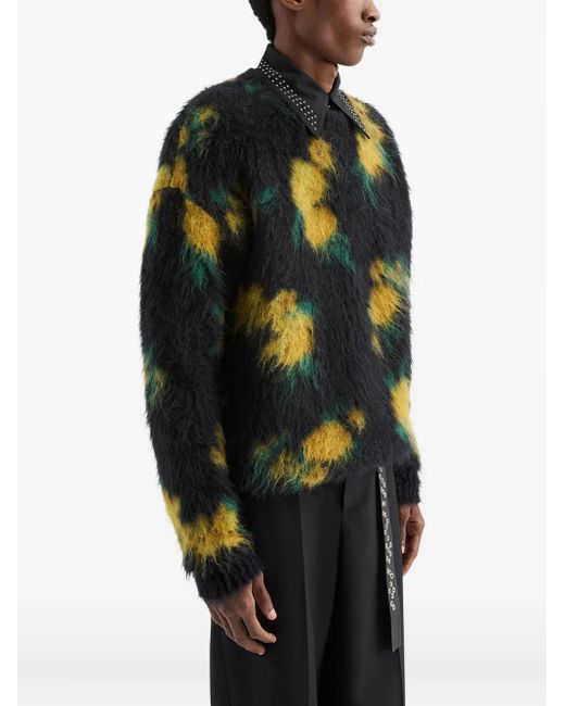 Jil Sander Black Brushed-Effect Sweater for men