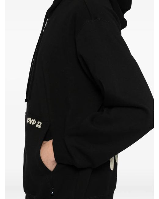Izzue Hoodie Mit Logo-Stickerei in Black für Herren