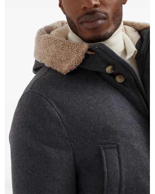 Brunello Cucinelli Blue Luxury Puffer Jacket For for men