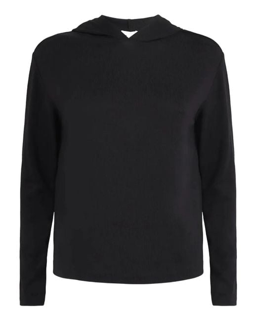 Vince Black Long-Sleeve Hoodie