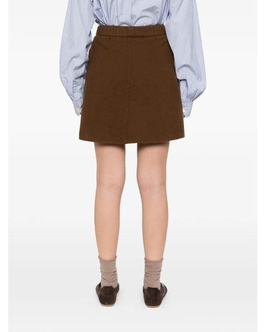 Marc O' Polo Brown A-Line Skirt
