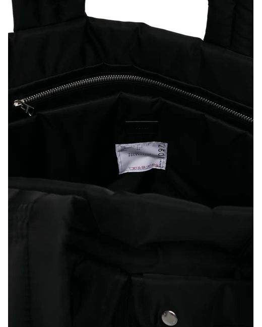Sacai Black Multi-Pocket Tote Bag