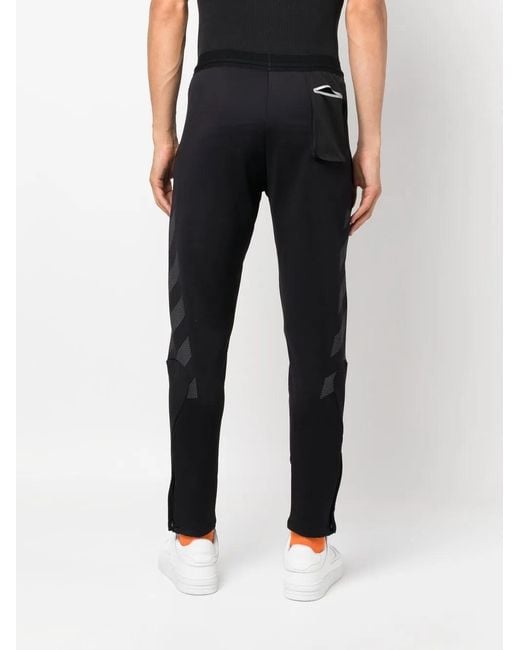 Off-White c/o Virgil Abloh Blue Off-white Full Diag Sport Sweatpant Black White for men