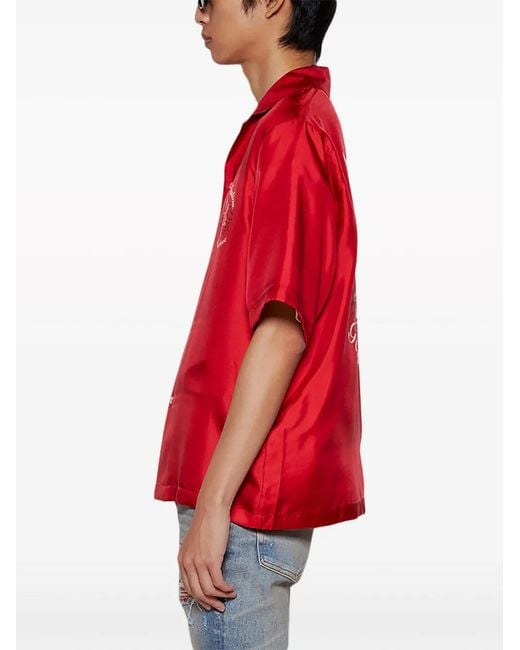 Amiri Red Studios Silk Shirt for men
