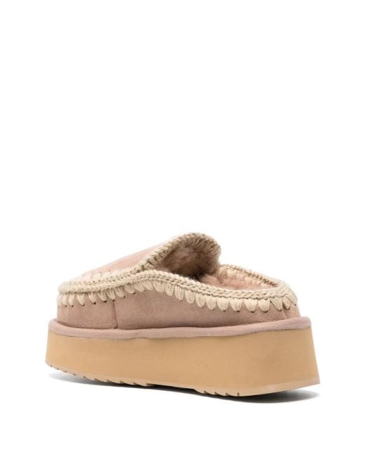Mou Natural Eskimo Clogs