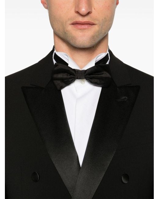 Emporio Armani Doppelreihiger Anzug in Black für Herren