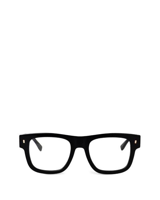 DSquared² Eckige Brille in Black für Herren