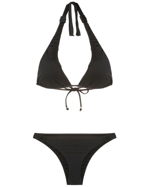 Amir Slama White Halterneck Non-wired Bikini Set