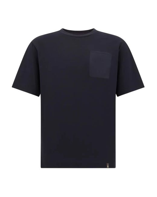 メンズ Boggi パッチポケット Tシャツ Blue