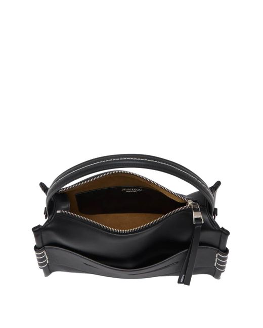 Borsa A Spalla Loafer Media di J.W. Anderson in Black