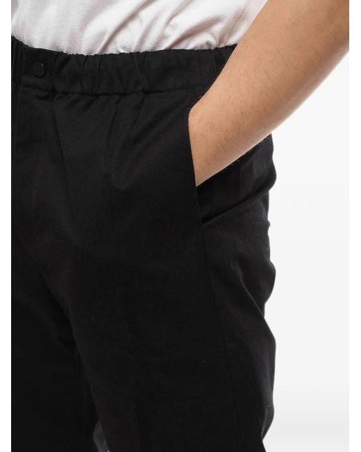 Off-White c/o Virgil Abloh Black Elasticated-Waist Chino Trousers for men