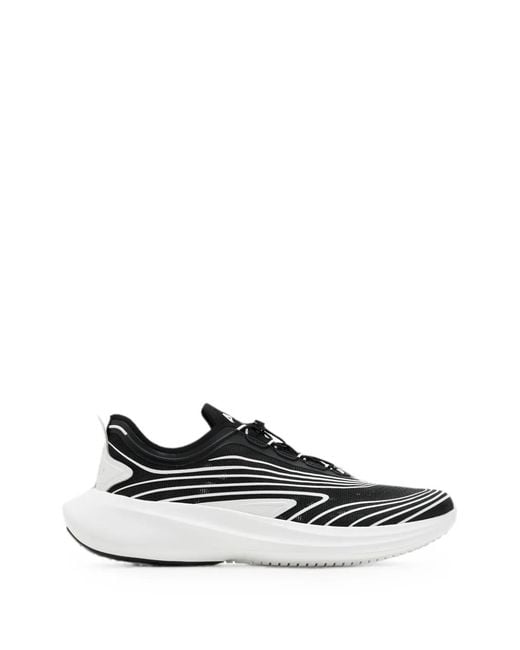 Athletic Propulsion Labs White Wave-Print Toggle-Fastening Sneakers for men