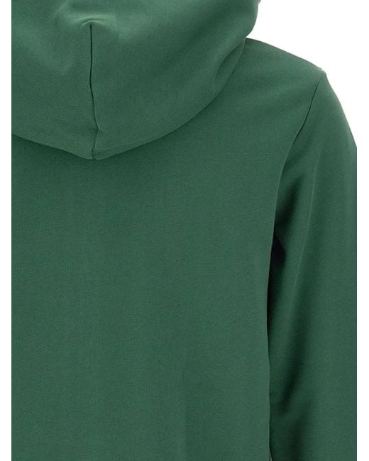 Lacoste Green Hoodie Zippé À Patch Logo for men