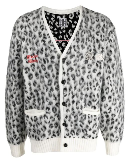 Wacko Maria Blackeyepatch Logo-embroidered Cardigan for Men | Lyst