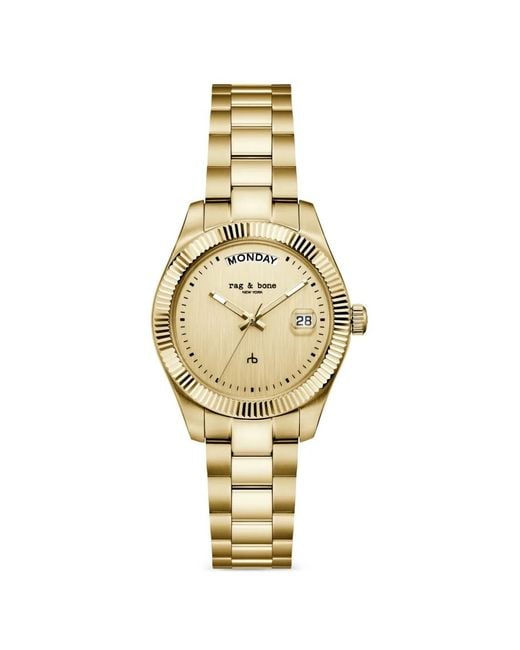 Rag & Bone Metallic Lex 34Mm Watch