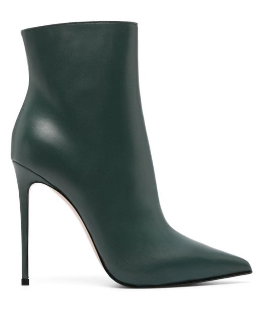 Le Silla Green Eva 120mm Leather Ankle Boots