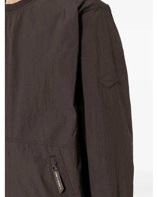 Spoonyard Brown Crew-Neck Logo-Patch Sweatshirt for men
