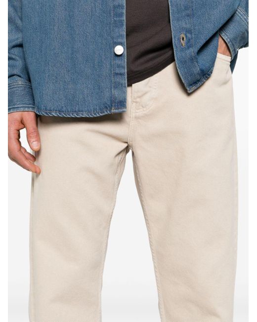 Carhartt Blue Newel Mid-rise Tapered Jeans for men