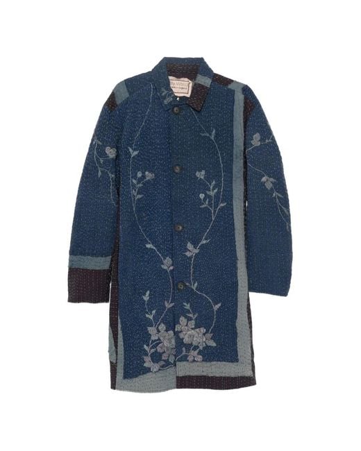 Gabardina Lisa By Walid de hombre de color Blue