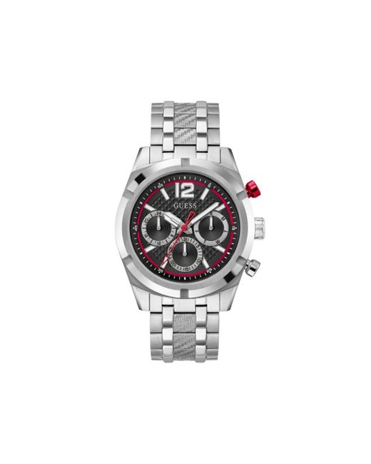 Guess USA White Stainless Steel Chronograph 44mm for men