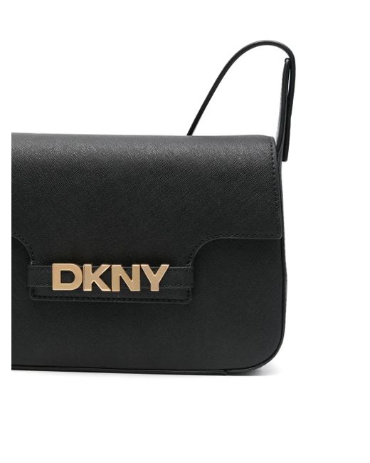 Borsa A Tracolla Con Logo di DKNY in Black