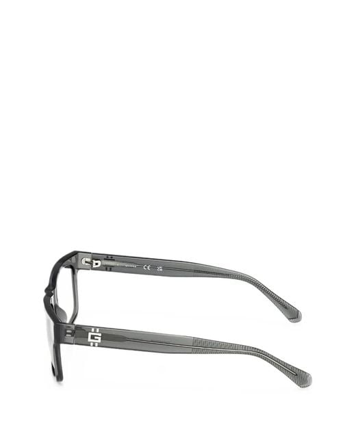 GUESS EYEWEAR Gray Lunettes De Soleil À Monture Rectangulaire for men