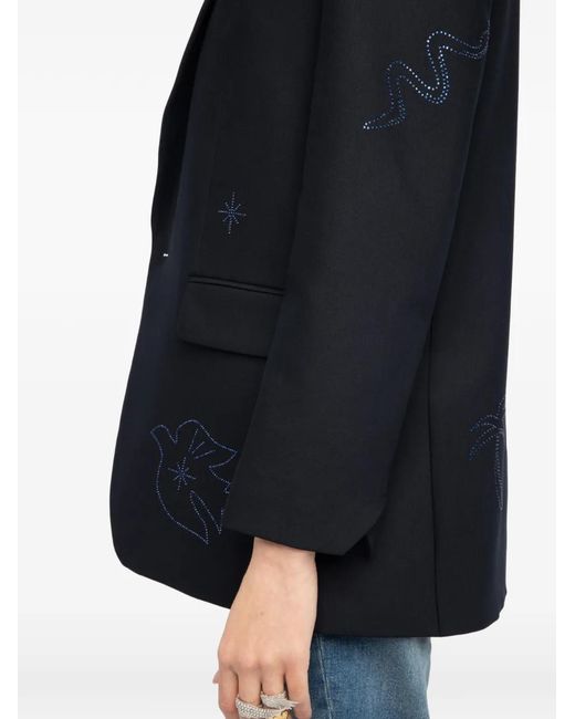Zadig & Voltaire Blue Vival Blazer