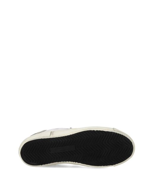 Philippe Model White Prsx Triangle-Motif Sneakers