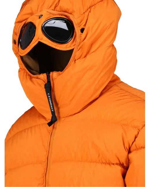 Doudoune À Capuche C P Company pour homme en coloris Orange