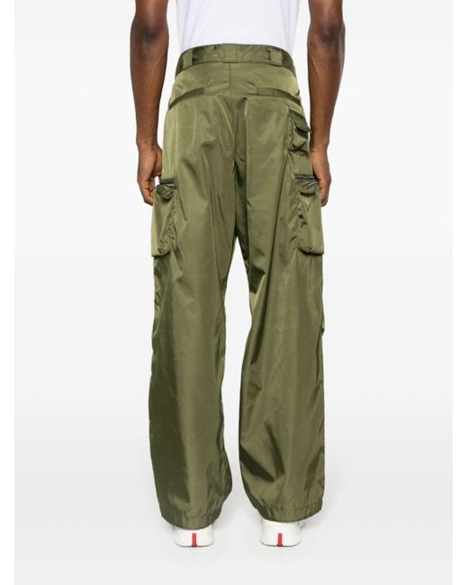 Pantalon ample à poches cargo Prada pour homme en coloris Green