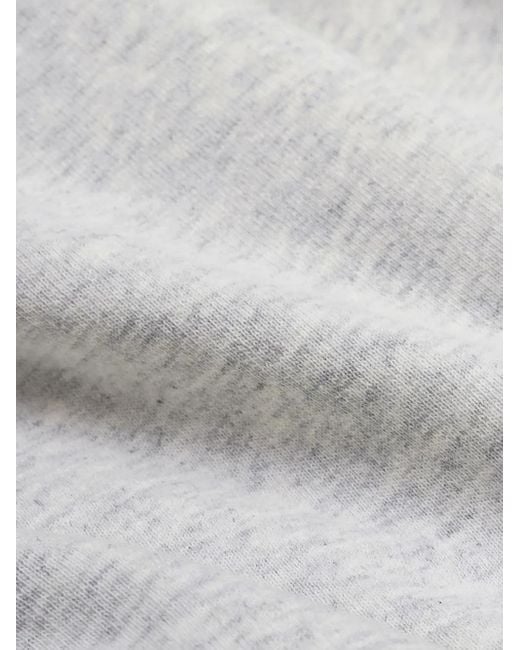 Felpa Girocollo Track Club di Sporty & Rich in White