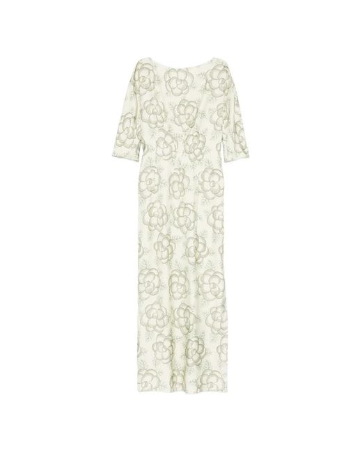 Marni White Viscose-Ray Dress