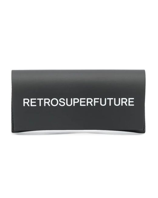Retrosuperfuture Pink Zed Burnt Geometric-Frame Sunglasses